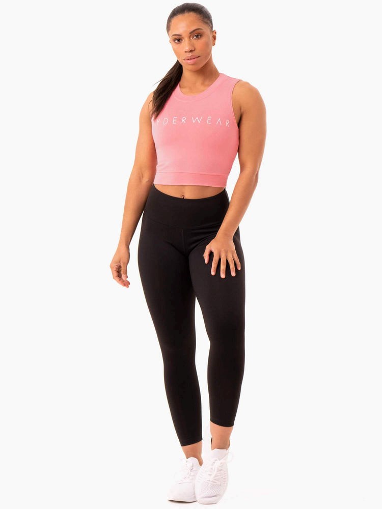 Ryderwear Motion Crop Top Rosa Rosa | OTP-275068