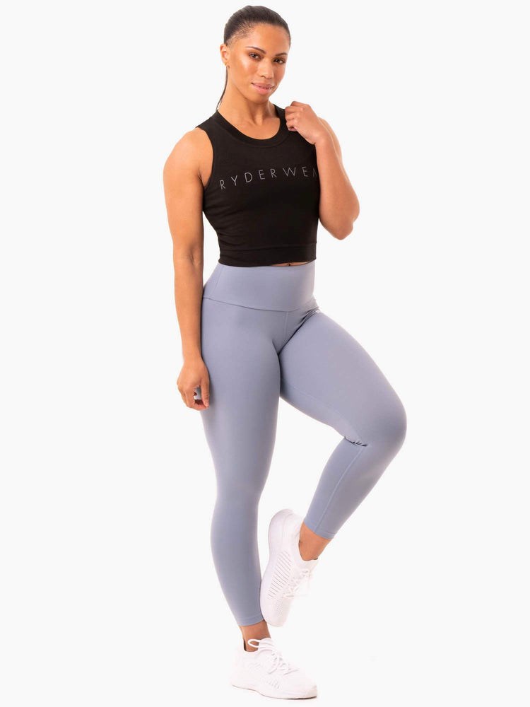 Ryderwear Motion Crop Top Svarta | EDN-490167