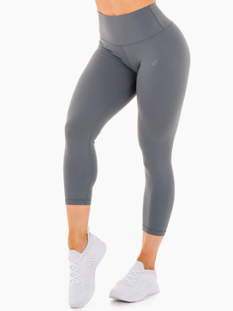 Ryderwear Motion High Waisted 7/8 Leggings Charcoal | FJX-238147