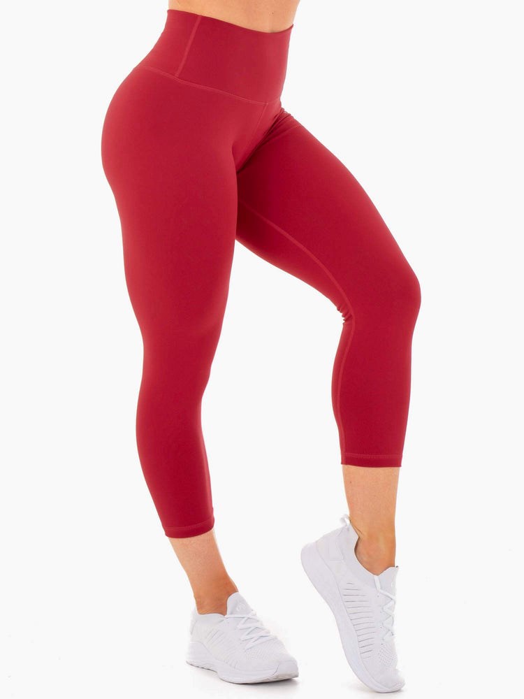 Ryderwear Motion High Waisted 7/8 Leggings Röda | PHZ-982635