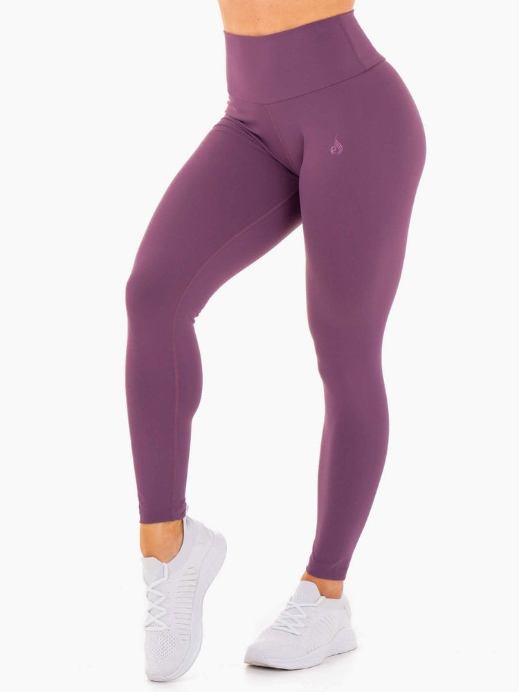 Ryderwear Motion High Waisted Leggings Lila | UVP-016498