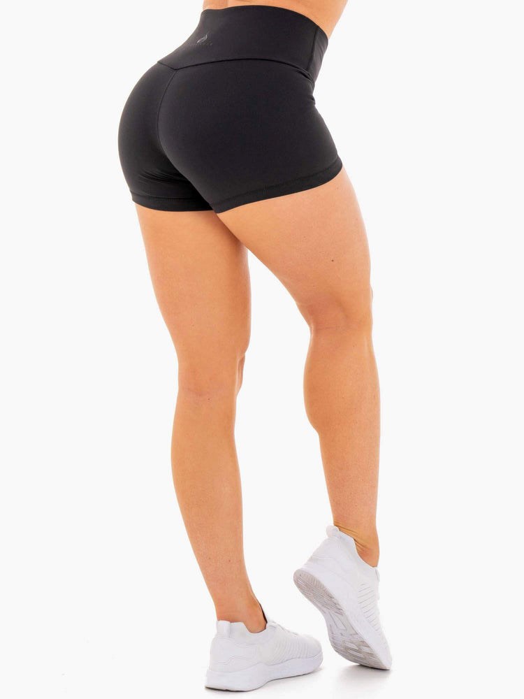 Ryderwear Motion High Waisted Shorts Svarta | PNW-625407