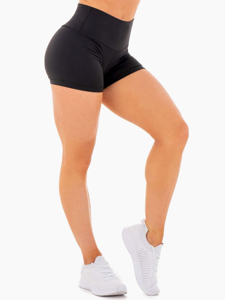 Ryderwear Motion High Waisted Shorts Svarta | PNW-625407