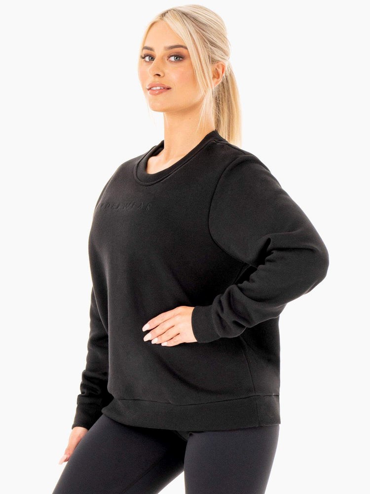 Ryderwear Motion Oversized Tröja Svarta | GZR-173904