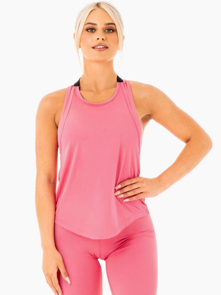 Ryderwear Motion Slinky T-Back Rosa | HAZ-034967