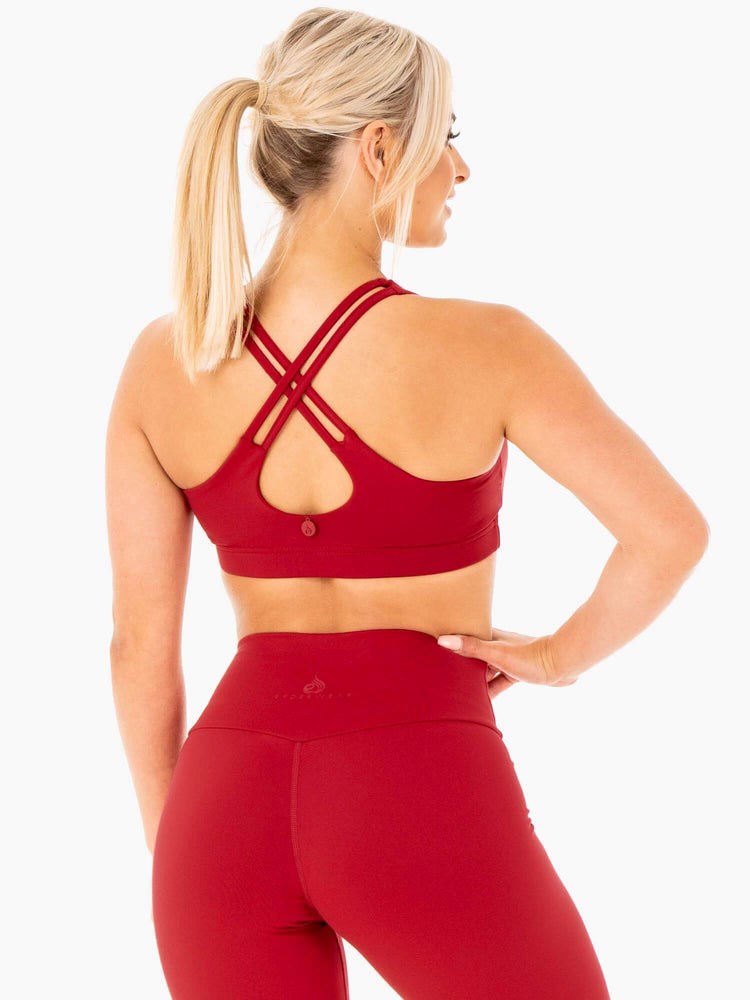 Ryderwear Motion Sports Bra Röda | XOJ-720495