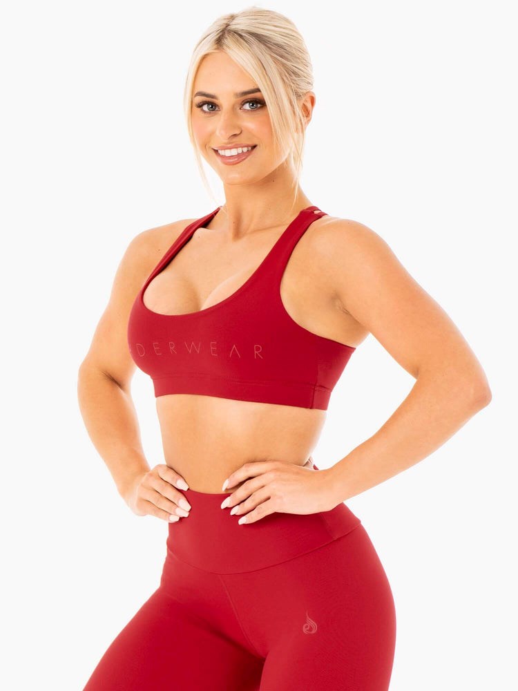 Ryderwear Motion Sports Bra Röda | XOJ-720495