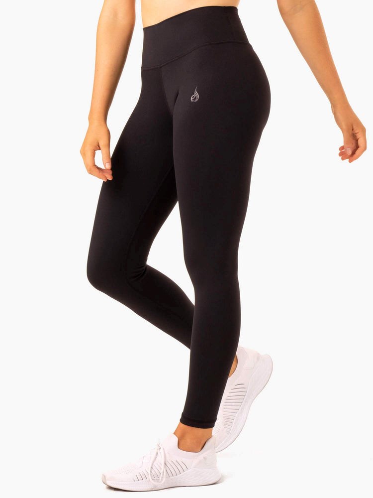 Ryderwear Movement High Waisted Pocket Leggings Svarta | QPW-082965