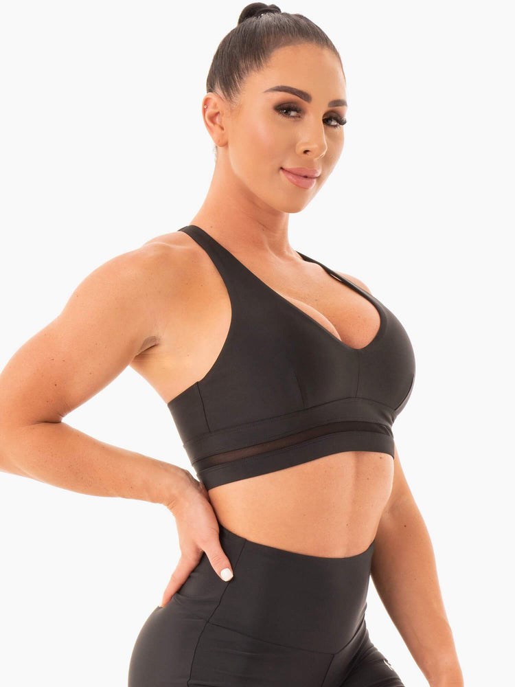 Ryderwear NEM X RW Sports Bra Svarta | QFT-501398