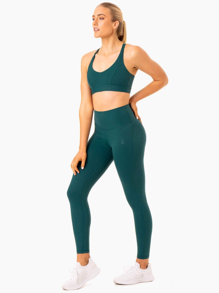 Ryderwear NKD Align Leggings Teal | CFN-842159