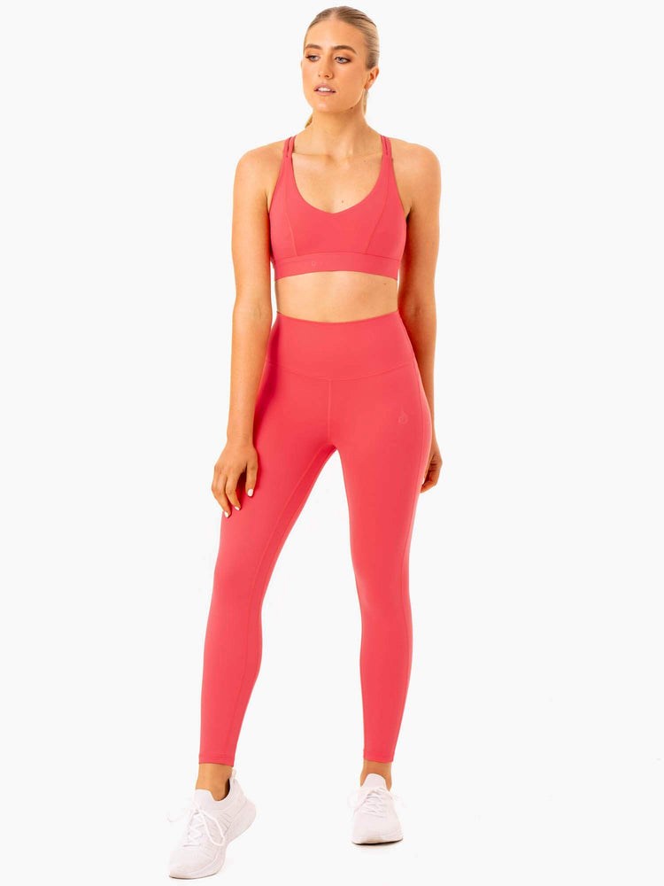 Ryderwear NKD Align Leggings Watermelon | TKX-016387