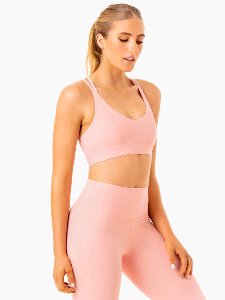 Ryderwear NKD Align Sports Bra Rosa | NMG-486072