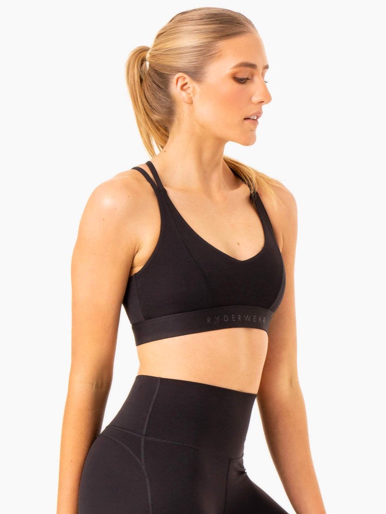 Ryderwear NKD Align Sports Bra Svarta | SCK-463108