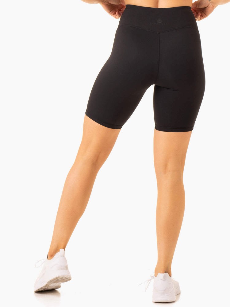 Ryderwear NKD Frame High Waisted Bike Shorts Svarta | UMB-408365