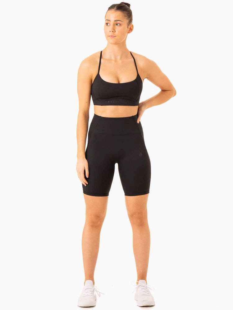 Ryderwear NKD Frame High Waisted Bike Shorts Svarta | UMB-408365