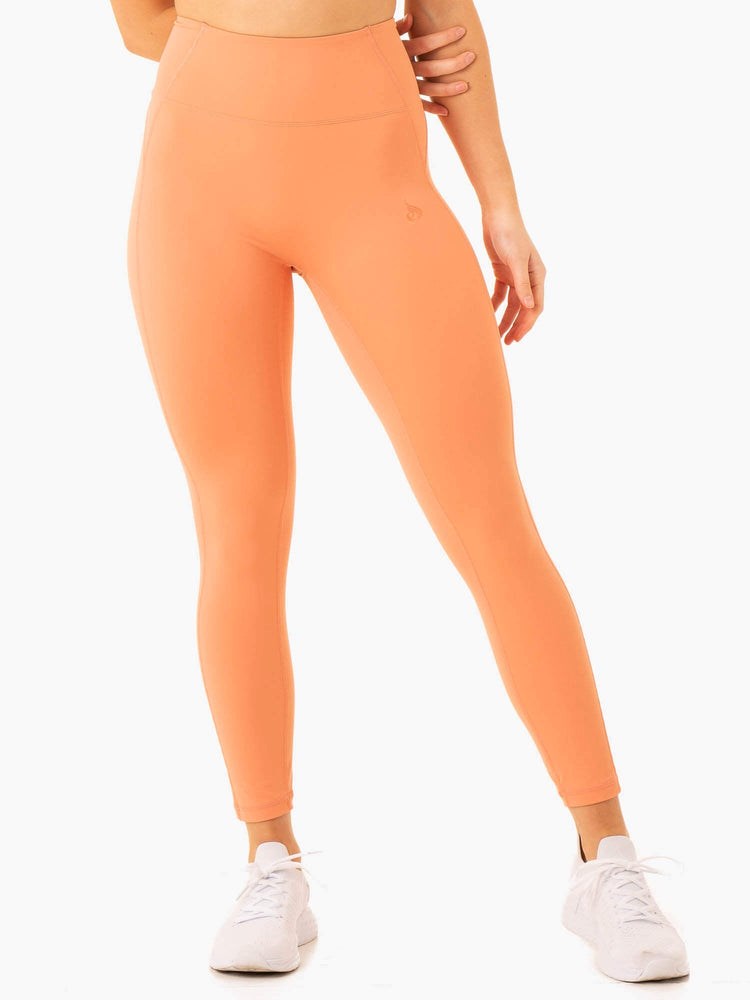 Ryderwear NKD Frame High Waisted Leggings Terracotta | KRP-129687