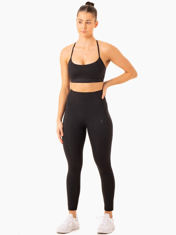 Ryderwear NKD Frame High Waisted Leggings Svarta | PSC-618239