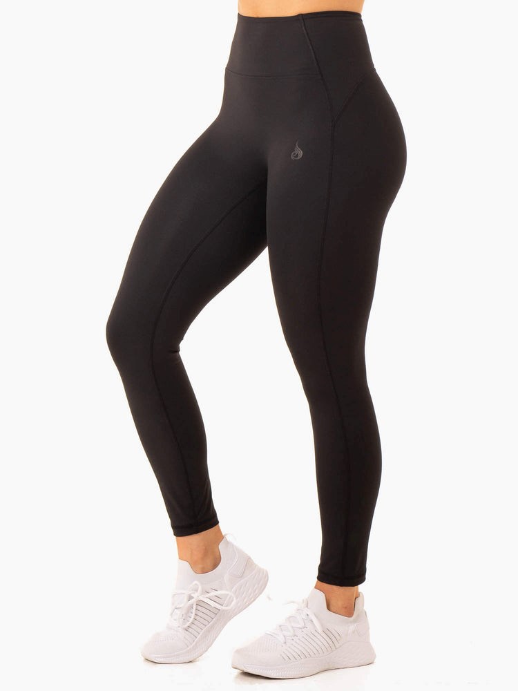 Ryderwear NKD Frame High Waisted Leggings Svarta | PSC-618239