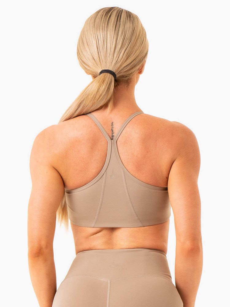 Ryderwear NKD Frame Sports Bra Latte | NBS-197246