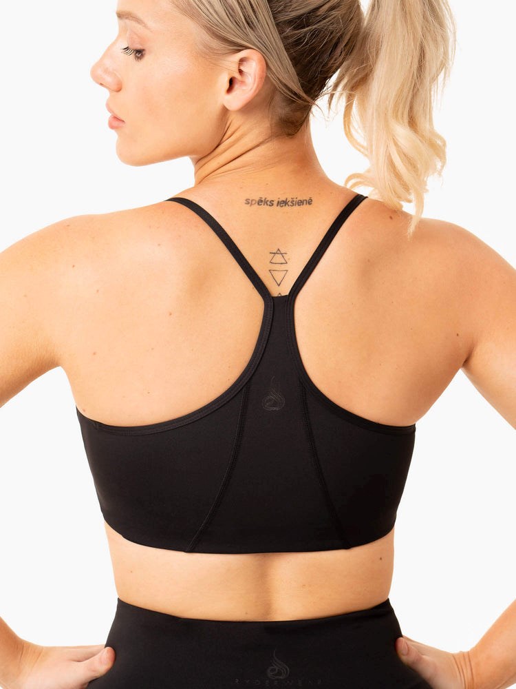 Ryderwear NKD Frame Sports Bra Svarta | CFH-812675