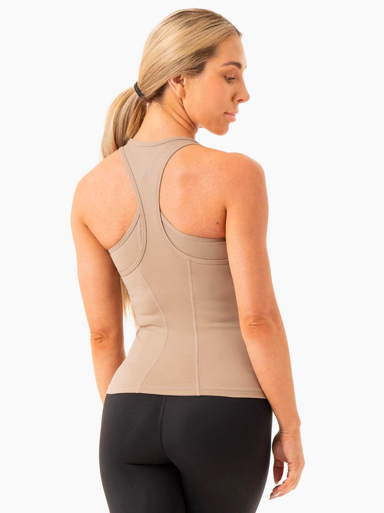 Ryderwear NKD Frame Tank Latte | HPB-968714