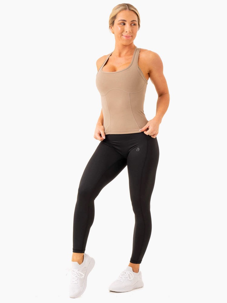 Ryderwear NKD Frame Tank Latte | HPB-968714