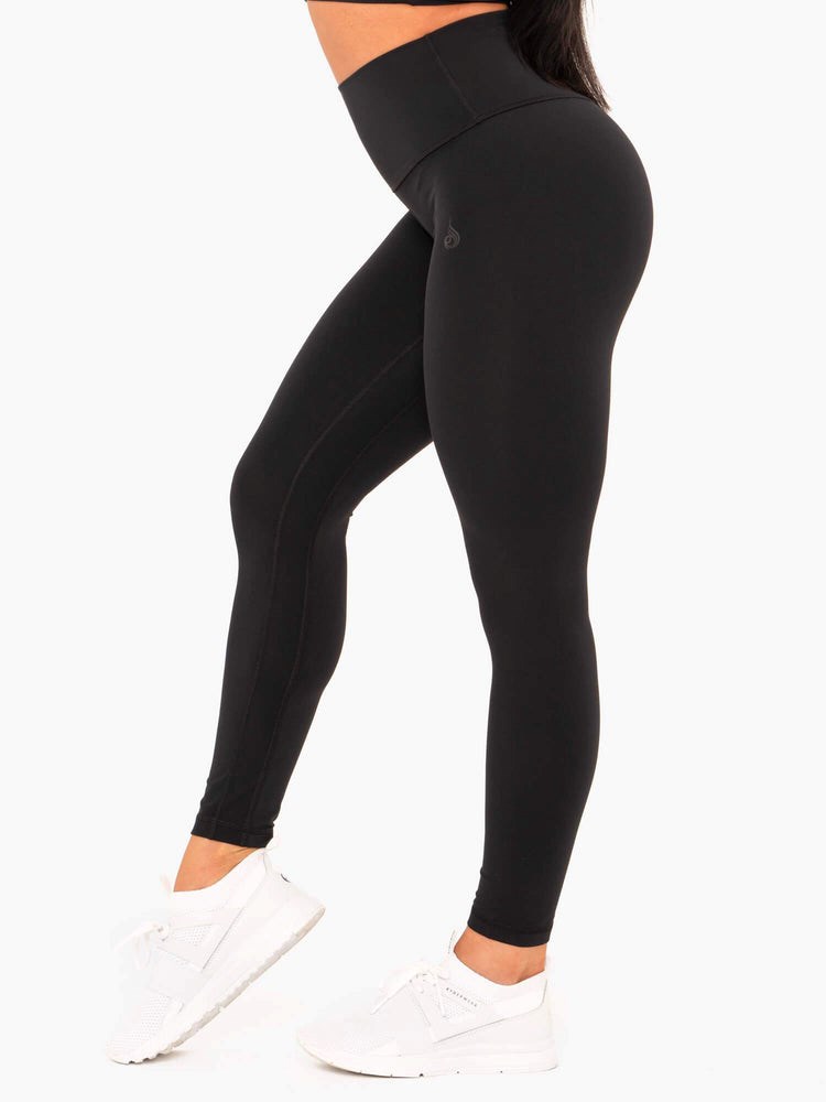 Ryderwear NKD High Waisted Leggings Svarta | DYQ-728596