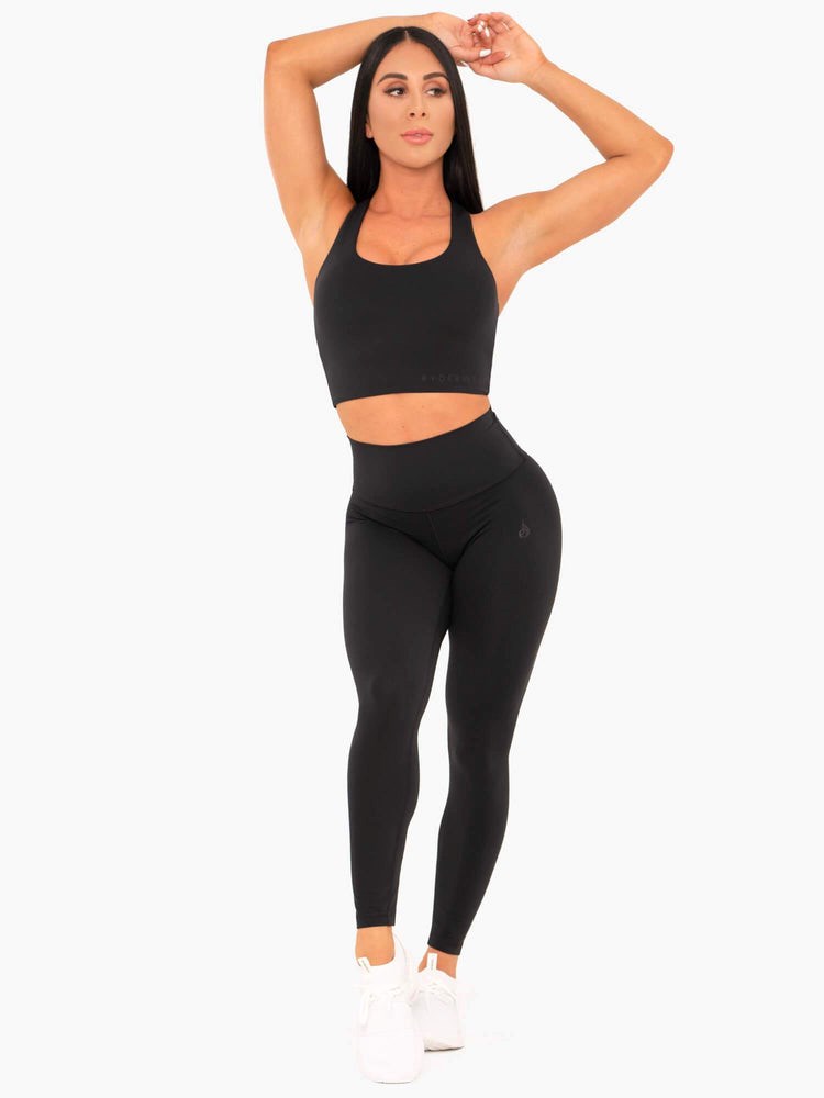 Ryderwear NKD High Waisted Leggings Svarta | DYQ-728596