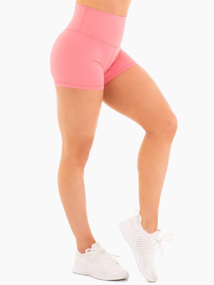 Ryderwear NKD High Waisted Shorts Rosa | AWV-254987