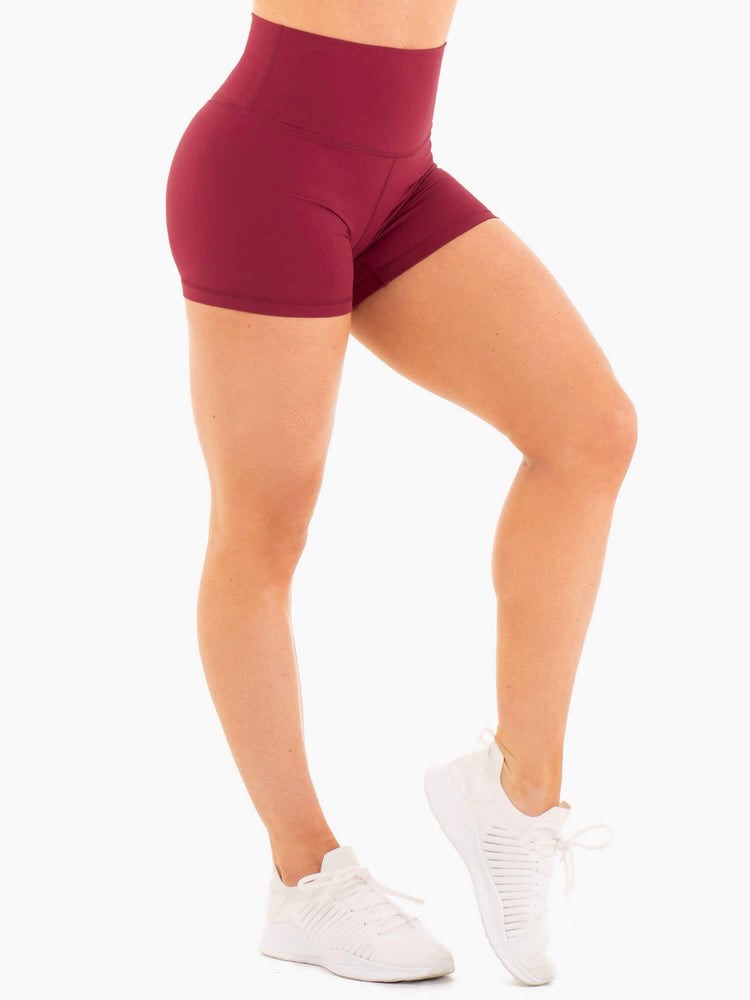 Ryderwear NKD High Waisted Shorts Röda | EUY-036719