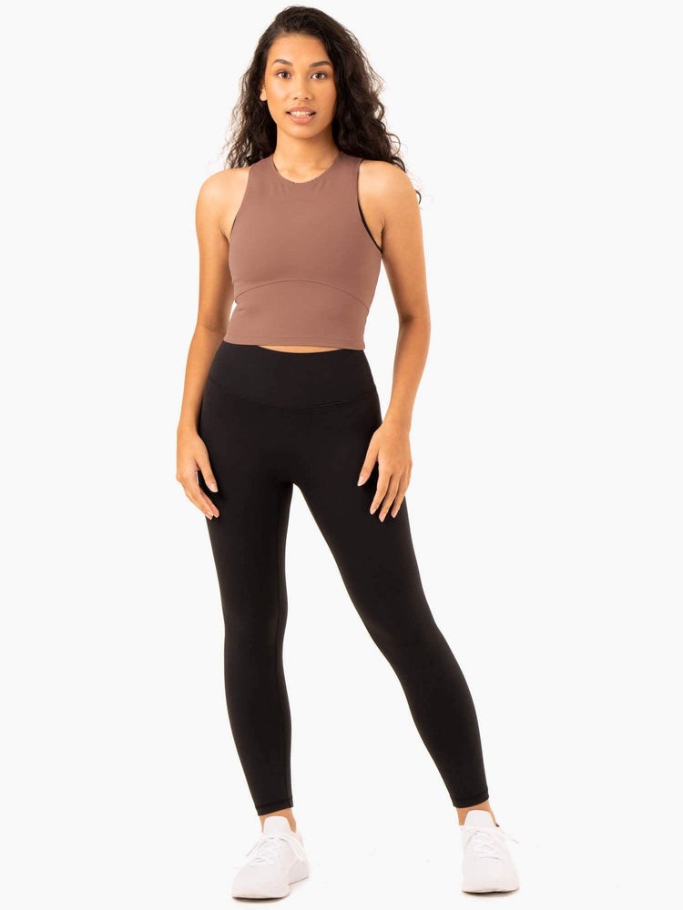 Ryderwear NKD Refine High Waisted Leggings Svarta | QYR-547192