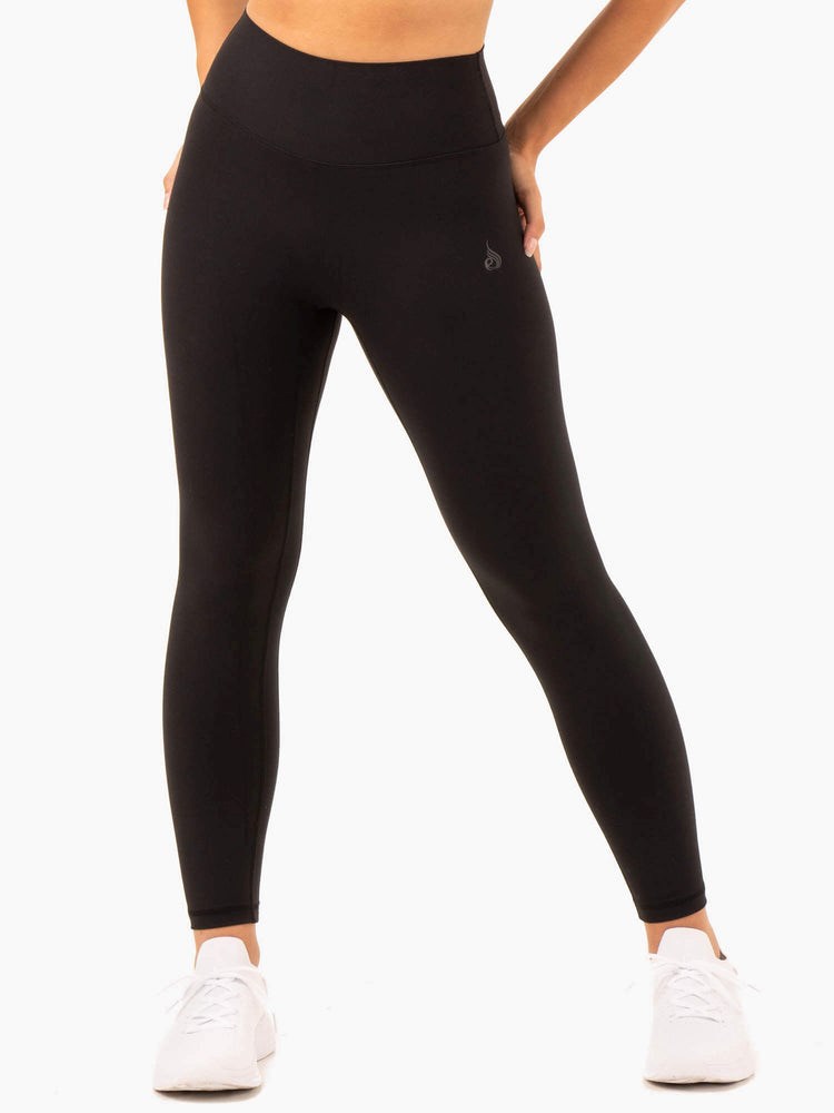 Ryderwear NKD Refine High Waisted Leggings Svarta | QYR-547192