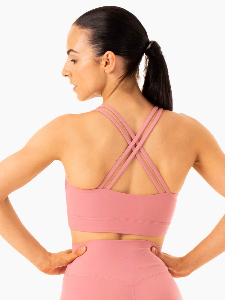 Ryderwear NKD Refine Sports Bra Rosa | RDO-362571