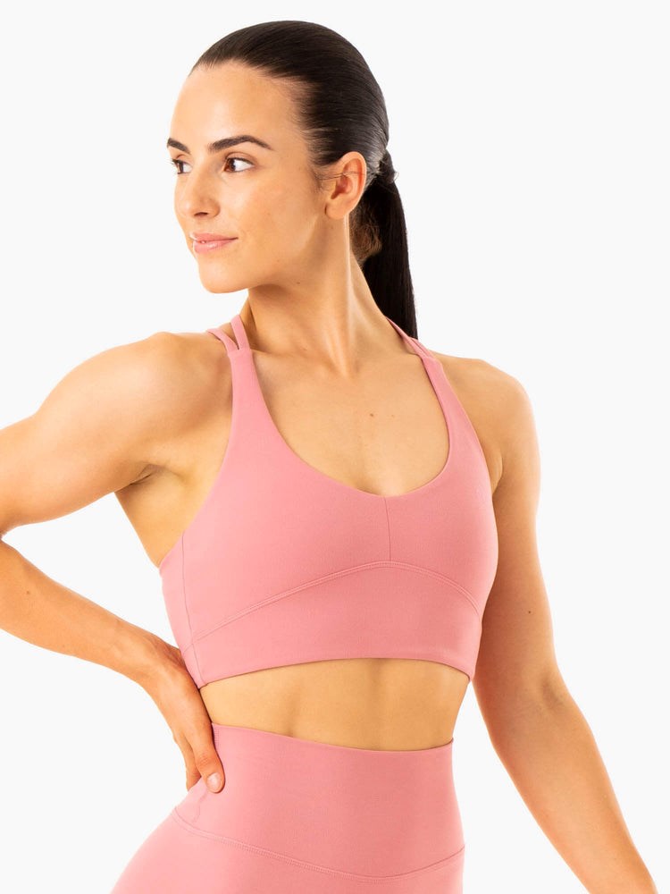 Ryderwear NKD Refine Sports Bra Rosa | RDO-362571