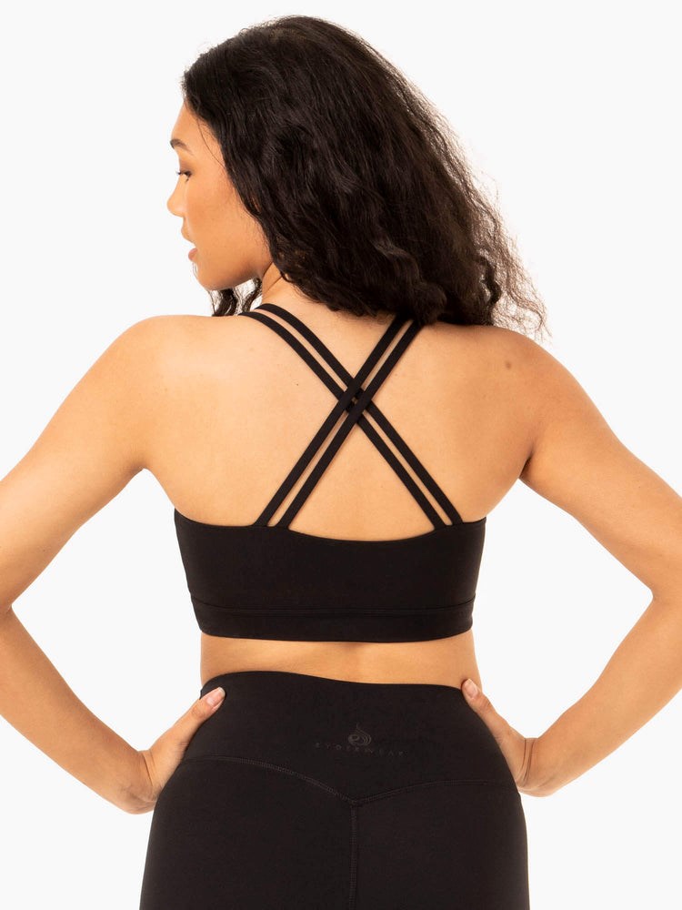 Ryderwear NKD Refine Sports Bra Svarta | TCA-580269