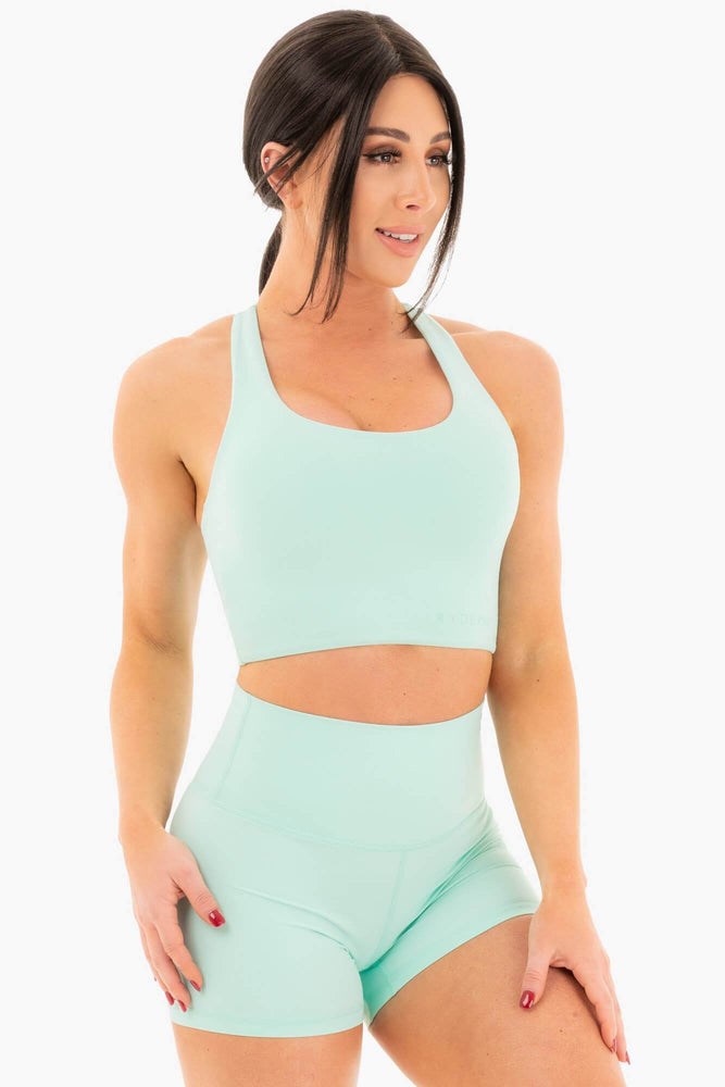 Ryderwear NKD Sports Bra Aqua | NPU-725049