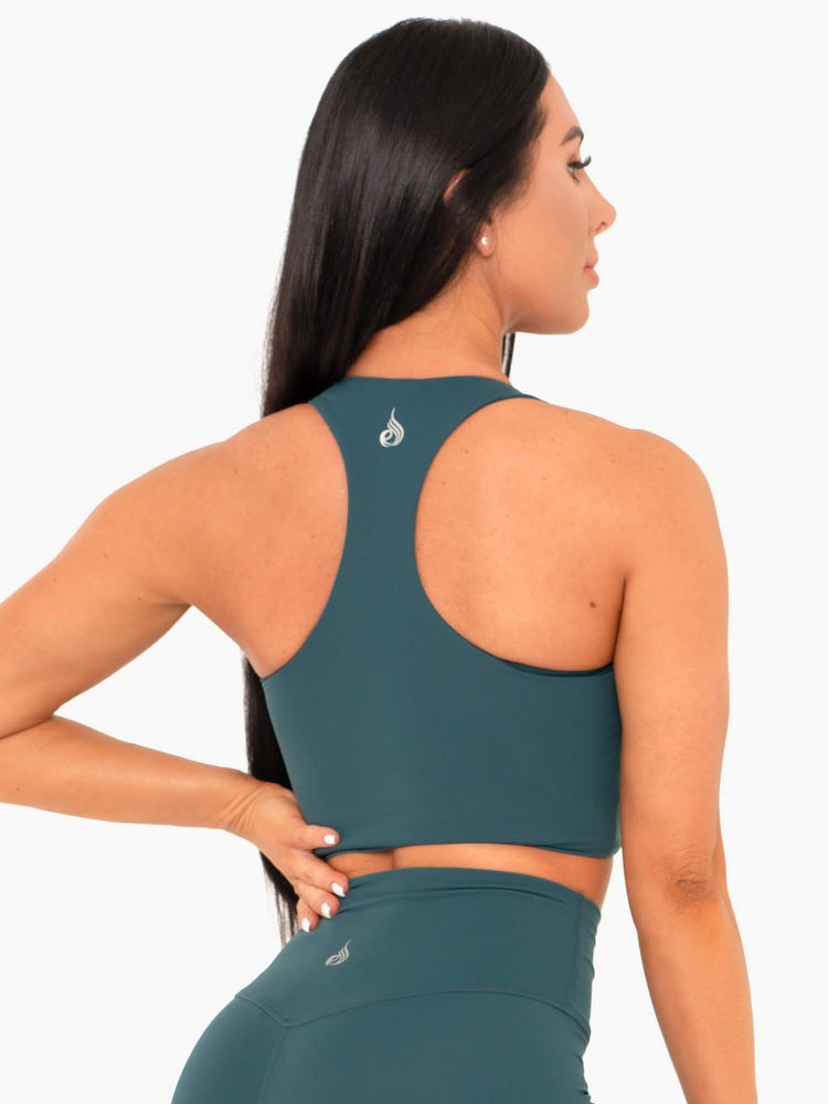 Ryderwear NKD Sports Bra Teal | IZX-670812