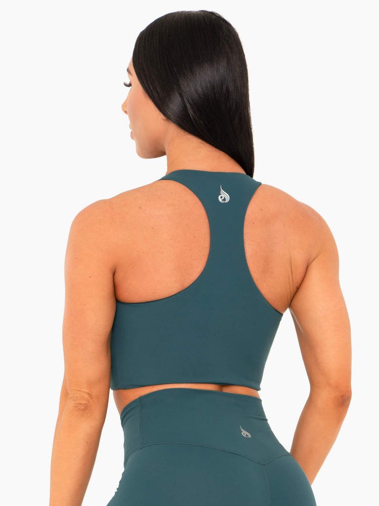 Ryderwear NKD Sports Bra Teal | IZX-670812