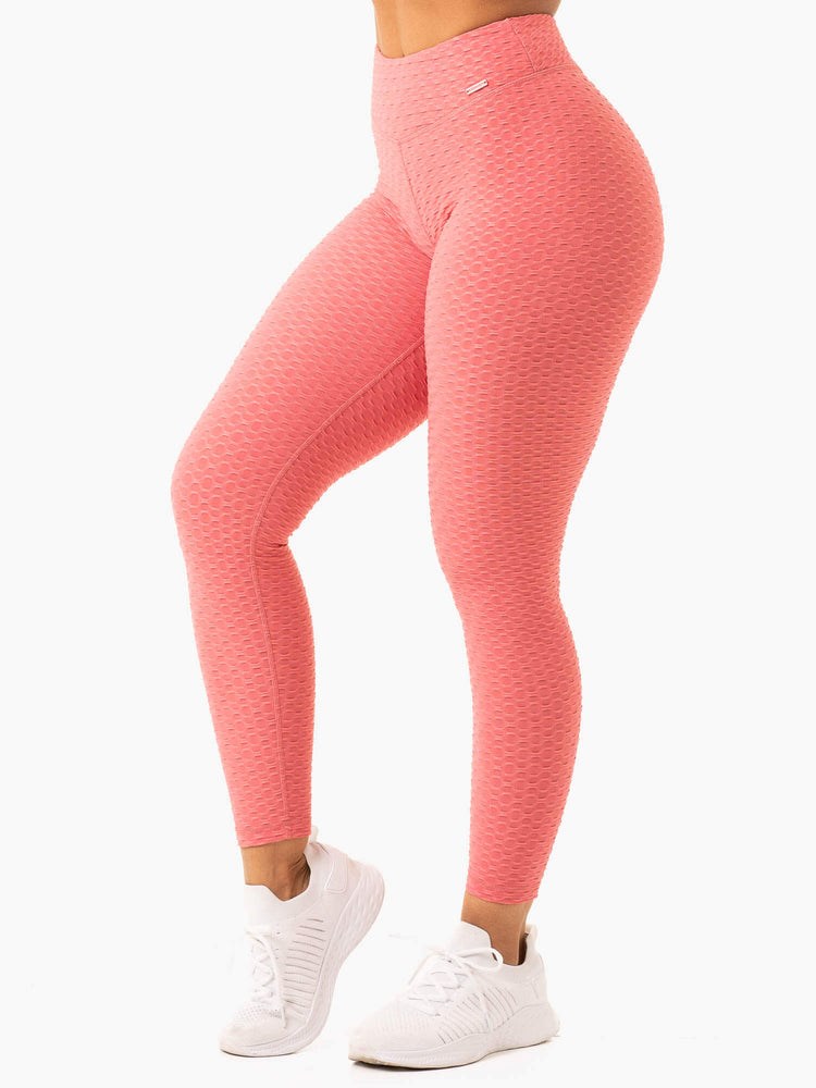 Ryderwear Optic Scrunch Bum Leggings Rosa | IYL-047895