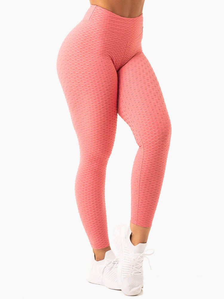 Ryderwear Optic Scrunch Bum Leggings Rosa | IYL-047895