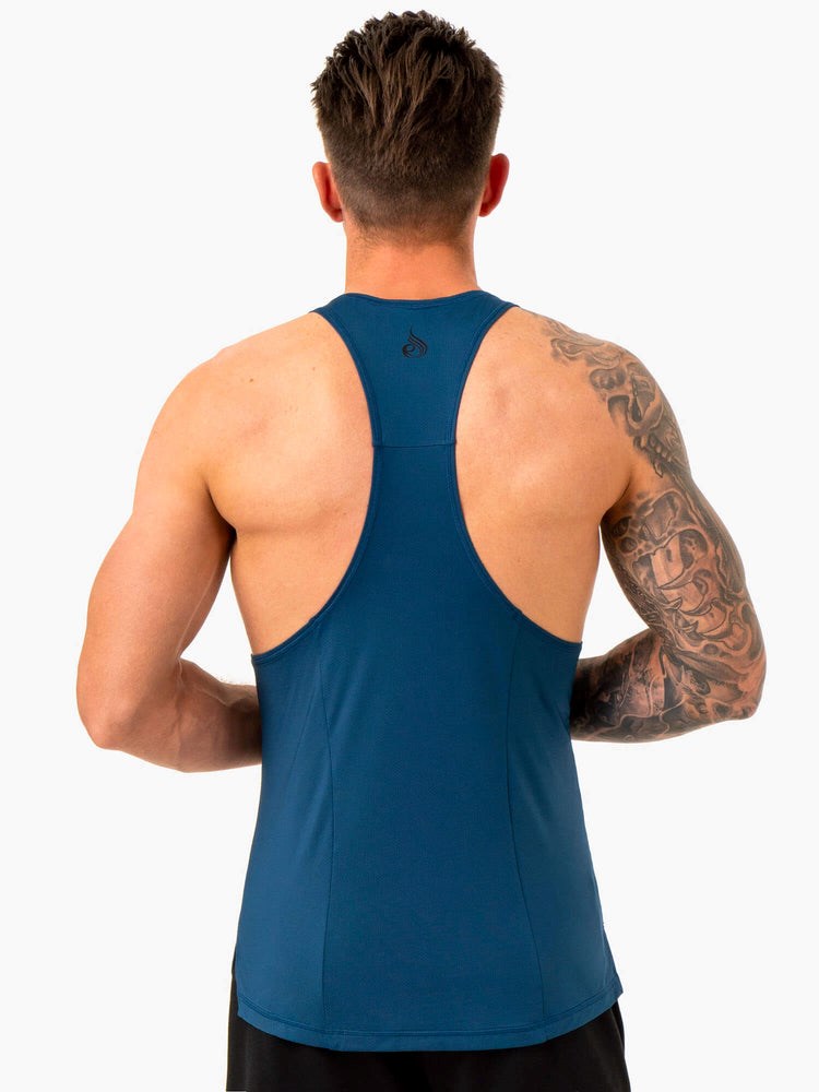 Ryderwear Optimal Mesh T-Back Blå | GIF-086429