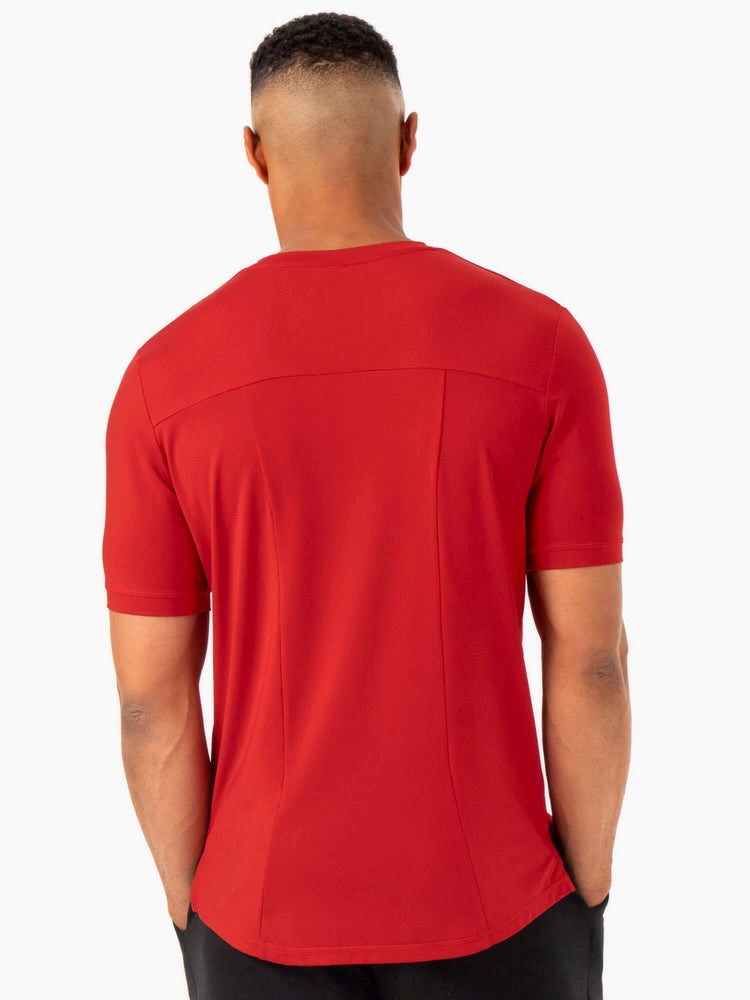 Ryderwear Optimal Mesh T-Shirt Röda | GEY-105698