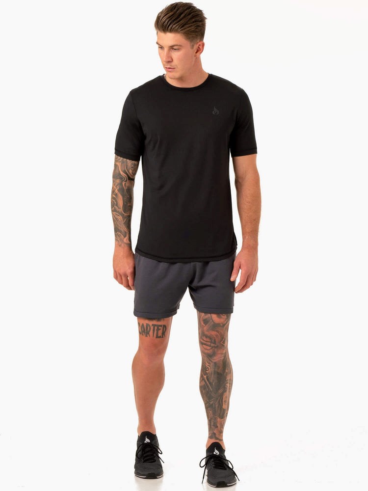 Ryderwear Optimal Mesh T-Shirt Svarta | YGM-816975