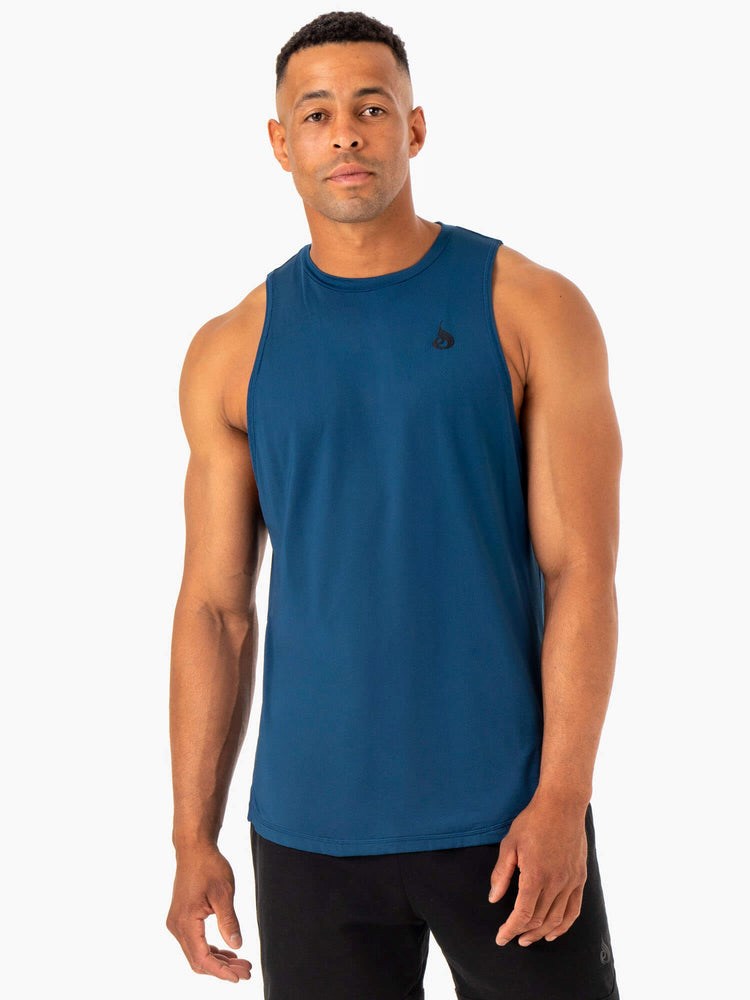 Ryderwear Optimal Mesh Tank Blå | XLC-249701