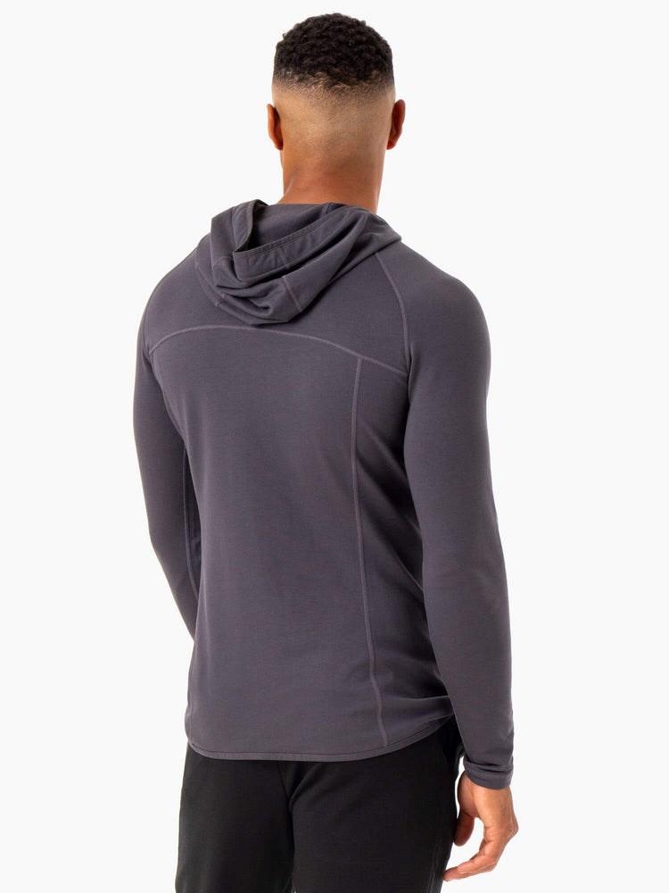 Ryderwear Optimal Pullover Hoodie Charcoal | UXG-263895