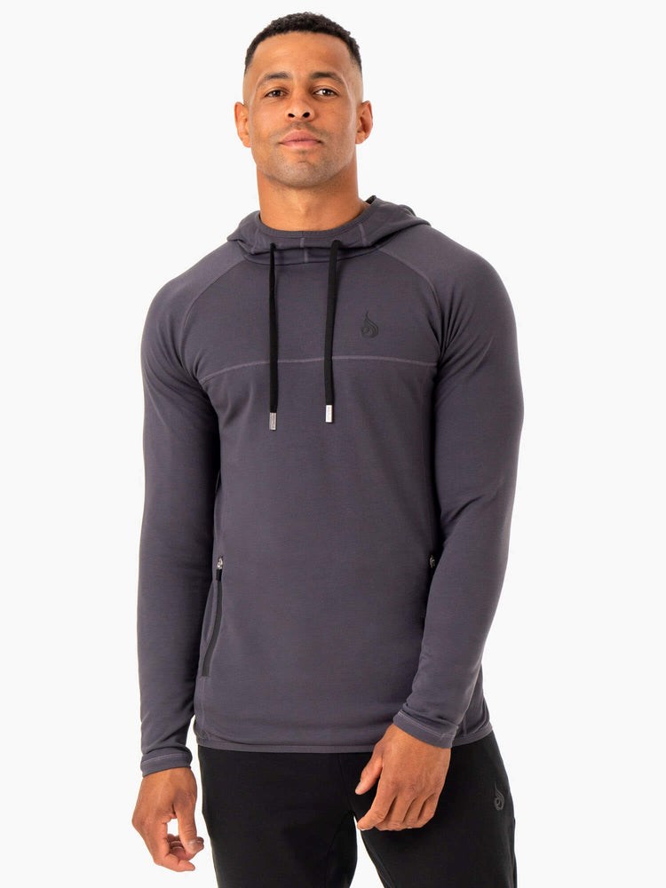 Ryderwear Optimal Pullover Hoodie Charcoal | UXG-263895