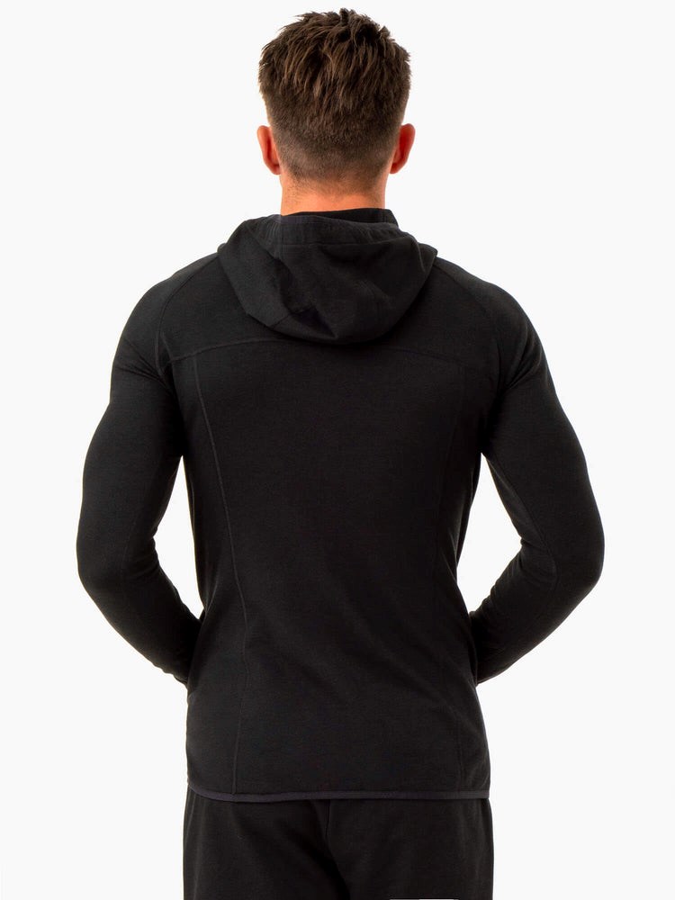 Ryderwear Optimal Pullover Hoodie Svarta | QDT-981542