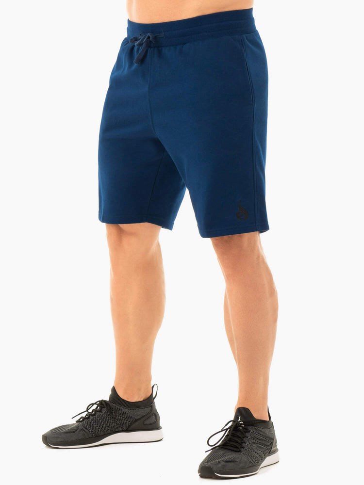 Ryderwear Original Track Shorts Marinblå | QFC-807531