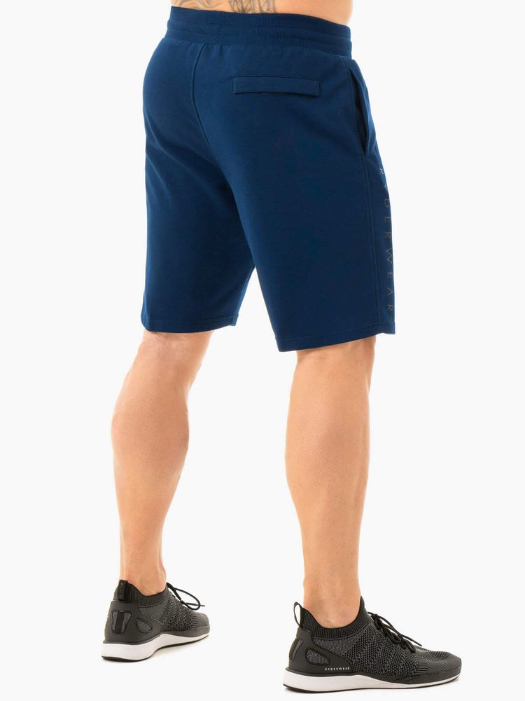 Ryderwear Original Track Shorts Marinblå | QFC-807531