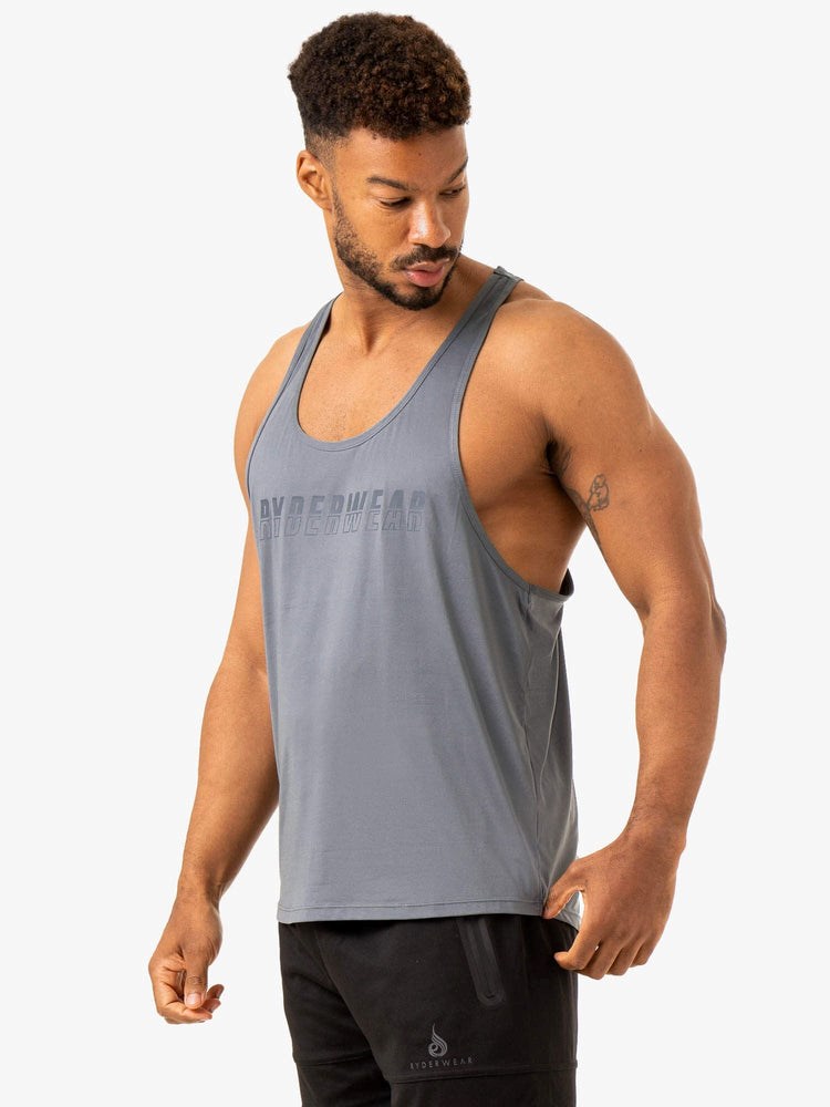 Ryderwear Overdrive Stringer T-Back Blå | XAM-734210